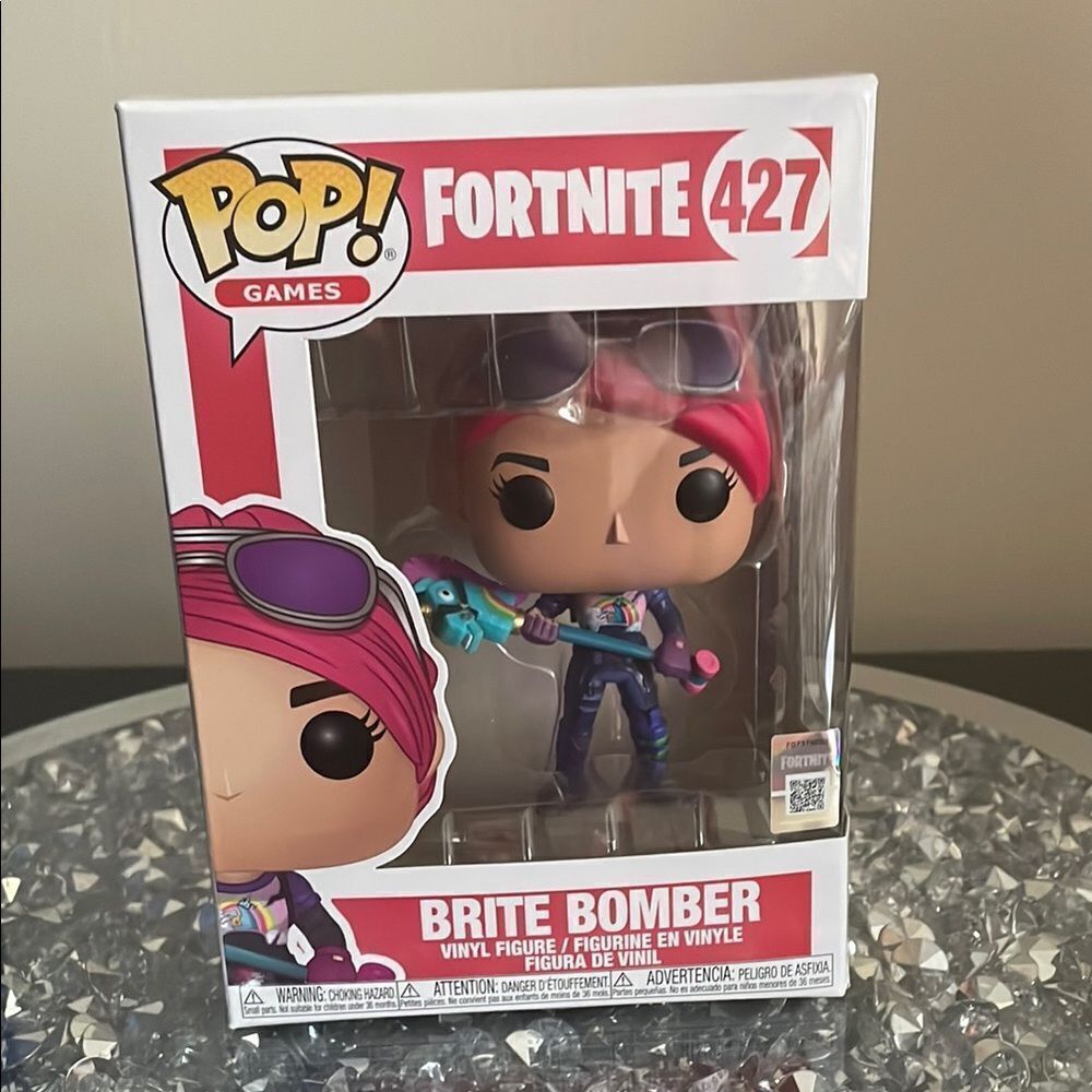 Funko Pop games! Fortnite Brite Bomber # 427 collectible Vinyl Figure toy figure